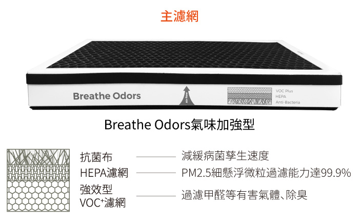 BRISE C600 4合一主濾網 Breathe Combo (2片裝) - C600濾網 4