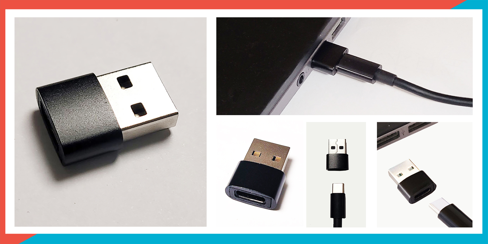 USB-C 轉 USB-A 轉接頭（適用於 OmiPlay 遊戲影音傳輸器） - usb m 00