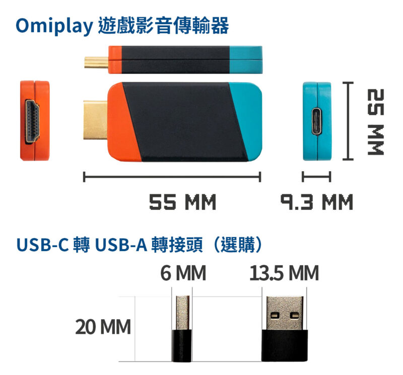 【限時 8 折】OmiPlay 遊戲影音傳輸器｜在筆電上爽玩遊戲主機 - usb m 08 1